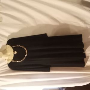 Susan Graver black long sleeve dress.